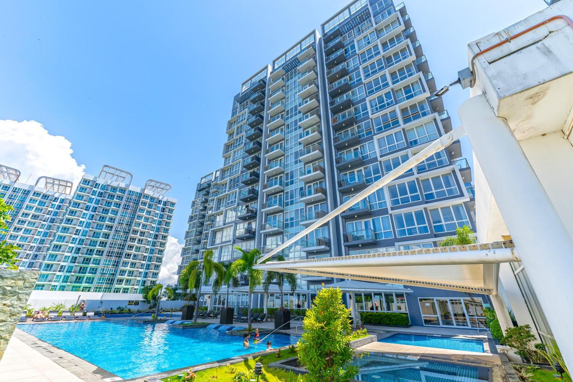 Mactan Newtown - 1Br Stunning Ocean View And City View Lapu-Lapu City Dış mekan fotoğraf